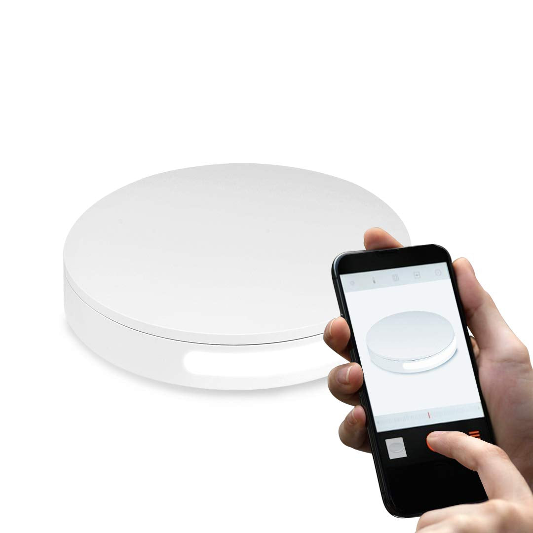 Foldio360 (Tocadiscos de fotografía inteligente controlado por aplicación para toma de fotografías de productos Imagen de 360 grados)