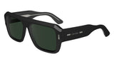 Calvin Klein Unisex Adult Sunglasses CK24501S - Black with Solid Green Lens
