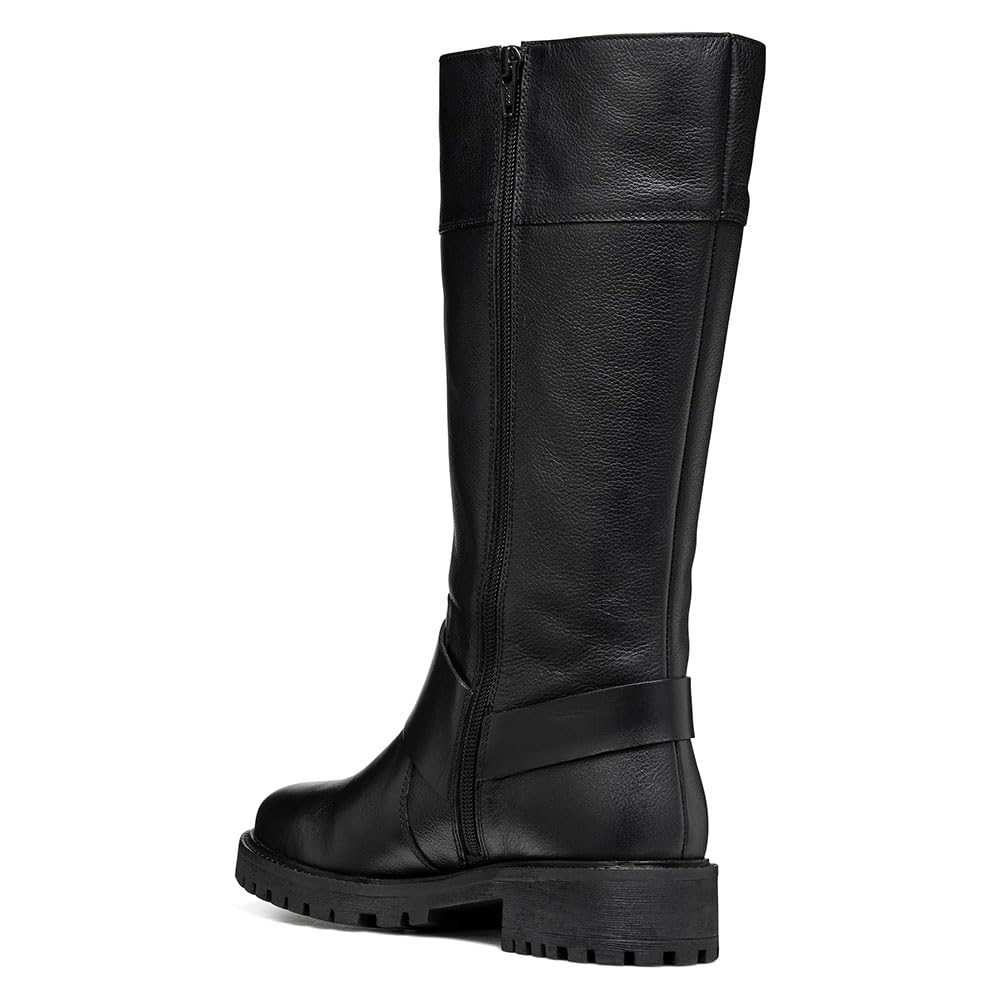 Geox D Hoara A, Botas de Moda Mujer, Negro, 39 EU