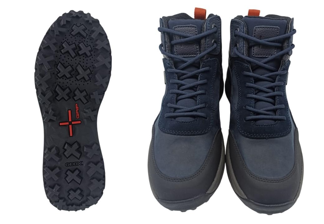 Geox U Estrella Trail + Grip, Zapatillas Hombre, Navy, 43 EU