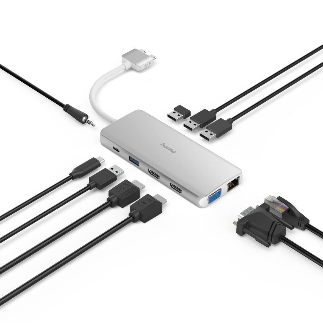 Hama Estación de Acoplamiento USB-C Connect2Mac (00200133)