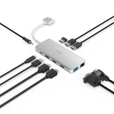 Hama Estación de Acoplamiento USB-C Connect2Mac (00200133)