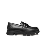 Geox D Vilde C, Mocasin Mujer, Black, 37.5 EU