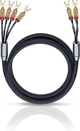 Oehlbach XXL Fusion Four - Juego de Cables para Altavoces (2 Cables de 4,5 m), Color Negro