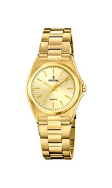 Reloj FESTINA para Mujer F20557/3 Acero Clasico Caja de Acero Inoxidable 316l Dorado Correa de Acero Inoxidable 316l Dorado