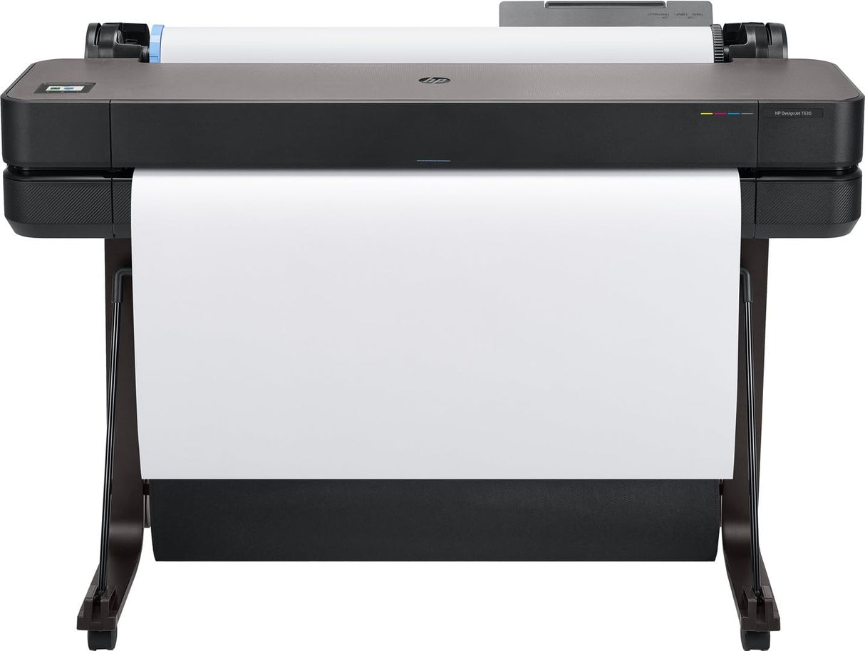Impresora Plotter de Gran Formato HP DesignJet T630, de 36 pulgadas, hasta A0, Impresión Móvil, Wi-Fi, Gigabit Ethernet, USB 2.0 de alta velocidad, Garantía de 1 año (5HB11A)