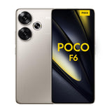 XIAOMI Poco F6 - Smartphone de 8+256GB, Snapdragon 8s Gen 3, Pantalla AMOLED de 120 Hz, Carga Turbo de 90W, cámara Dual de 50MP con OIS, Titanio (Versión ES)