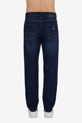 Armani Exchange J16 Straight Fit Comfort Cotton Denim Pants Jeans, Indigo Azul Vaquero, 36 para Hombre