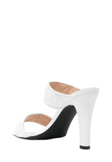 Love Moschino ja2835ag0i, Zapatos de Tacón Mujer, Blanco, 39 EU