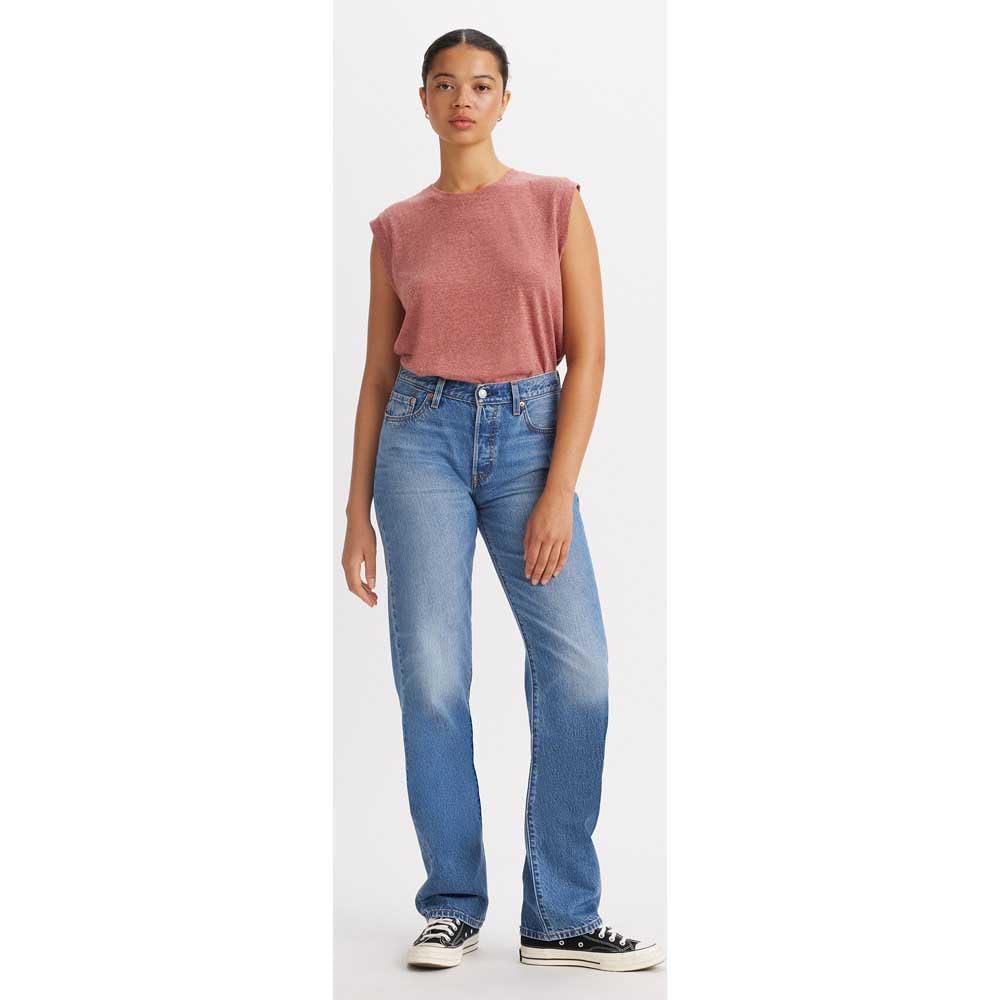 Levi's 501 90S Lightweight Jeans, Bold Underline LTW, 32W / 30L Mujeres