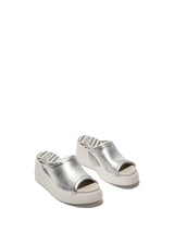 Fly London DOLI042FLY, Sandalias Mujer, Silver, 42 EU