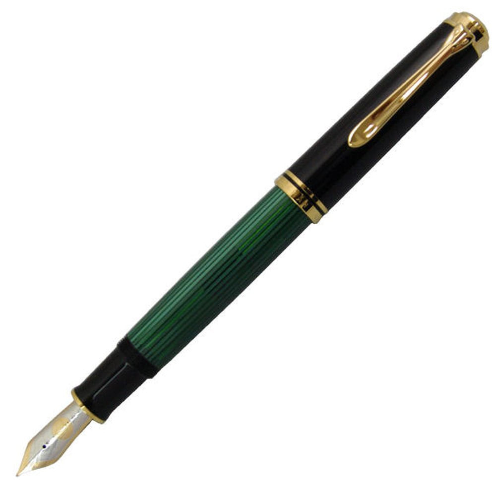 Pelikan M600 Pluma estilográfica Souverän 600 plumín F en oro bicolor, en caja de regalo