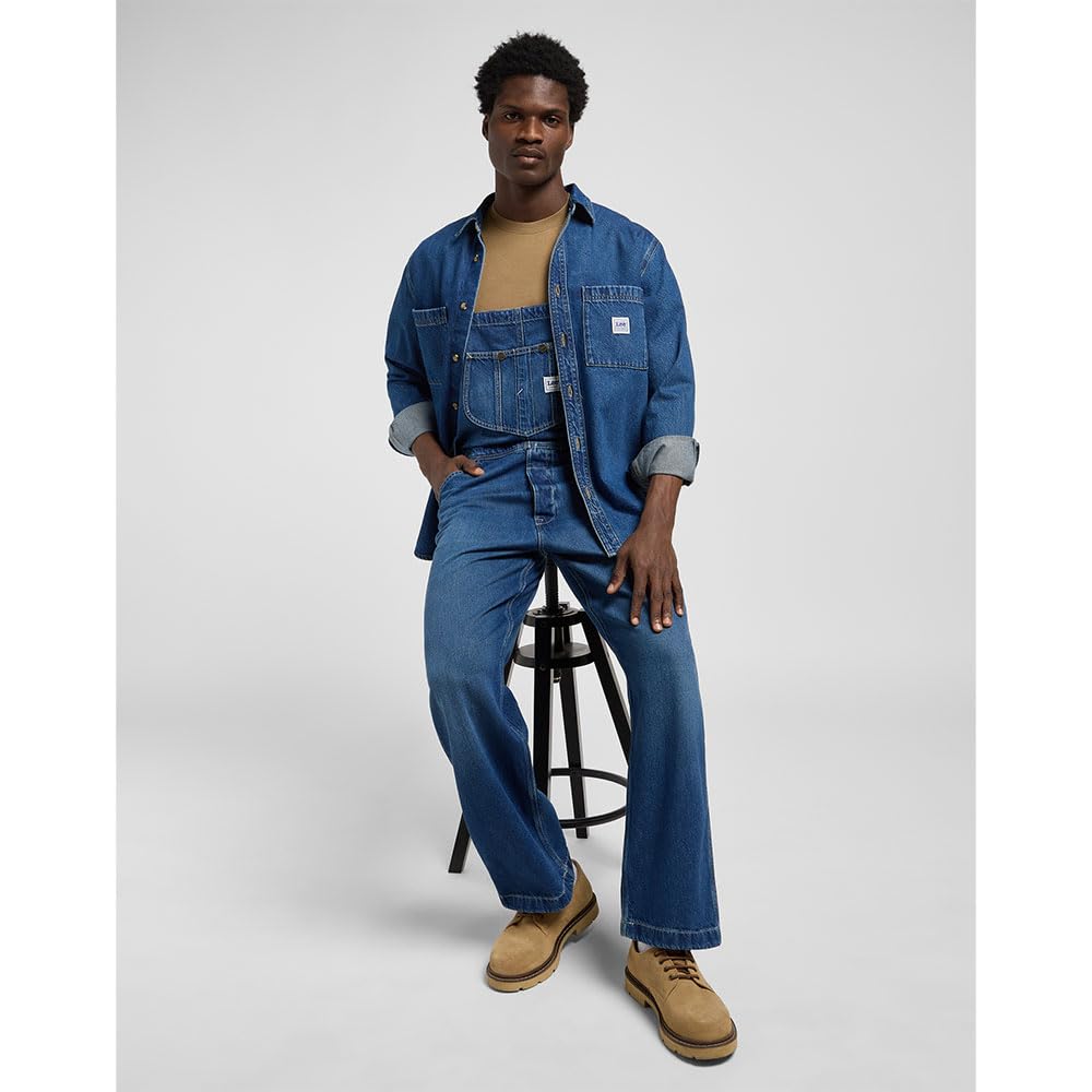 Lee Bib Mono, Bash Indigo, S Hombres
