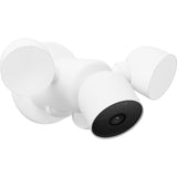 Google Nest CAM con proyector (Exterior con Cable) - Cámara de Seguridad conectada - Cámara de Seguridad con proyector 1080p, Snow