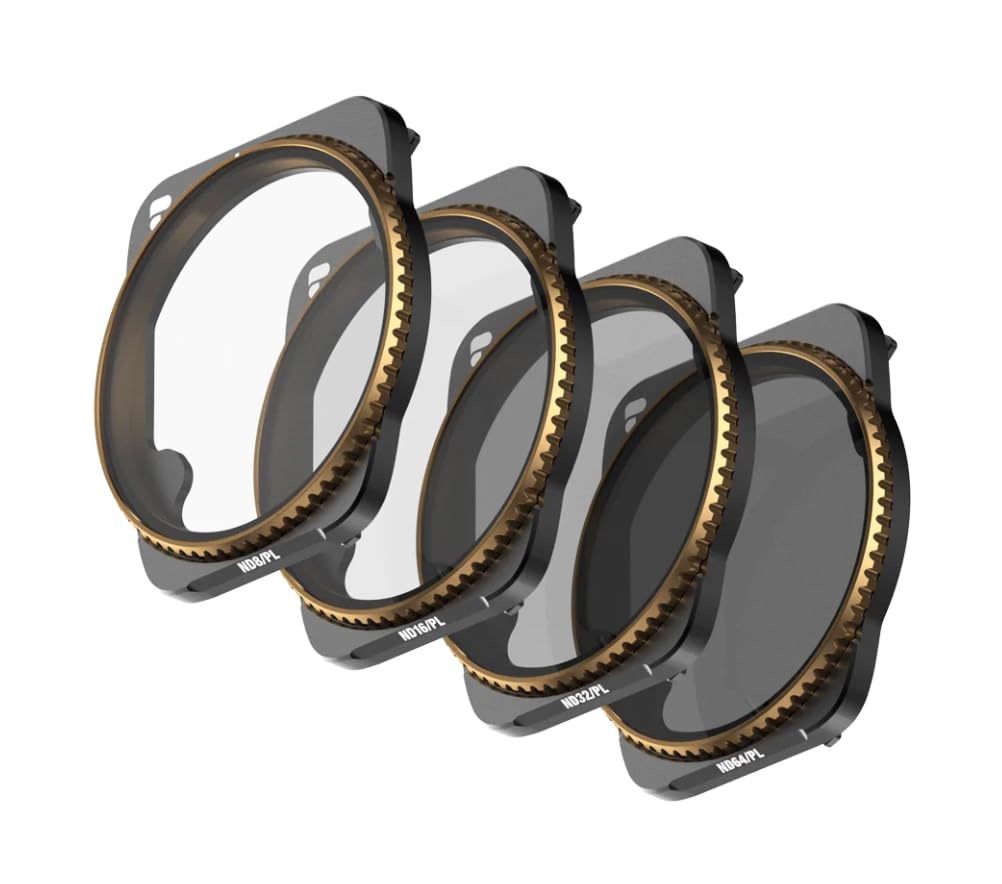 PolarPro - dji Air 3 Vivid Collection (ND8/PL, ND16/PL, ND32/PL, ND64/PL) - Neutral Density Filter Set For dji Air 3