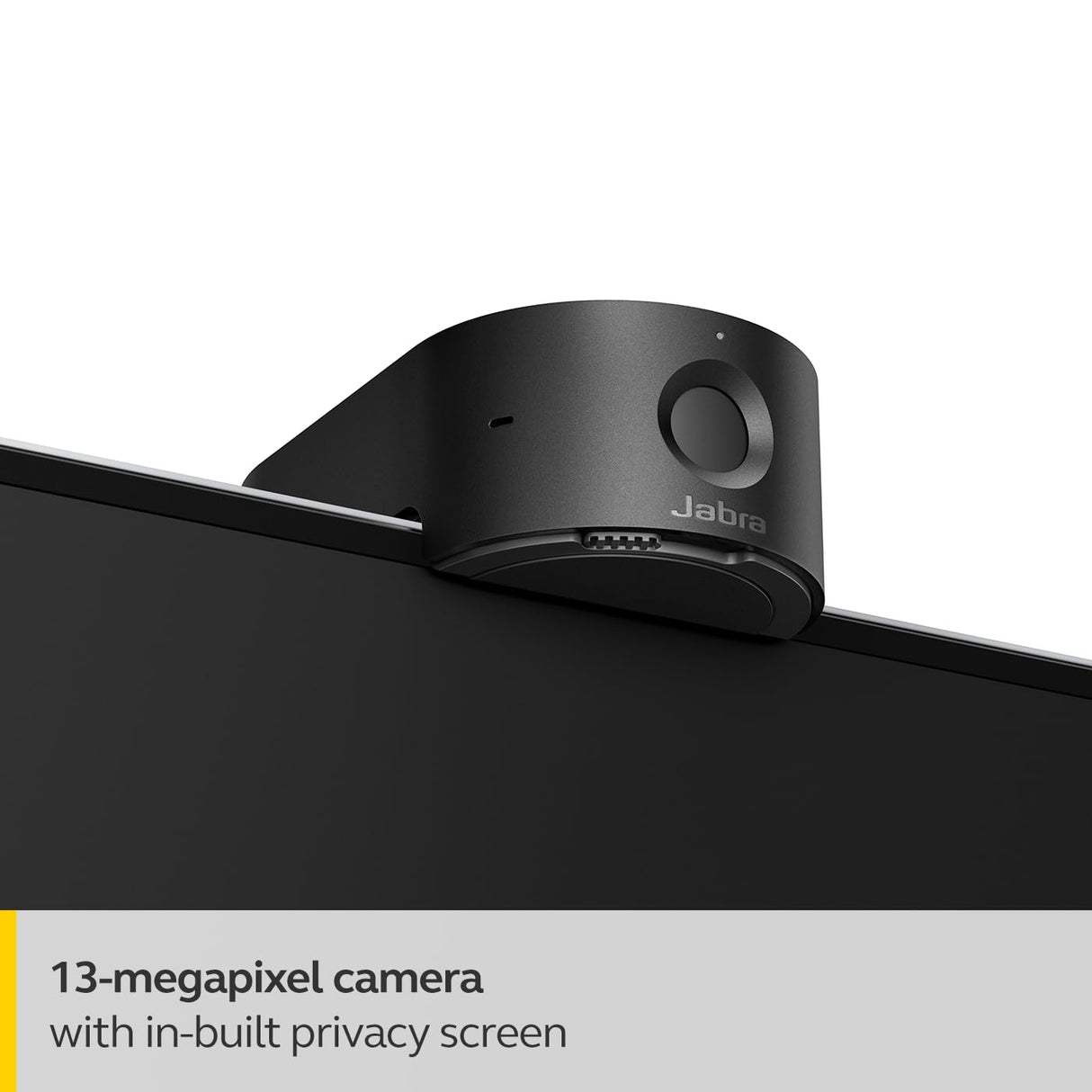 Jabra PanaCast 20 Cámara de videoconferencia 4K – Cámara Web Flexible de solución de vídeo Personal Plug & Play con tecnología IA 4K Ultra-HD, optimización Inteligente de Zoom y iluminación
