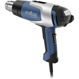 Steinel HL 2020 E - Pistola de aire caliente, Potencia de 2200 W, Temperatura de 80-630 °C, Caudal de 3 niveles 150/300/500 l/min, Pistola de calor con visualizador LCD, 352202