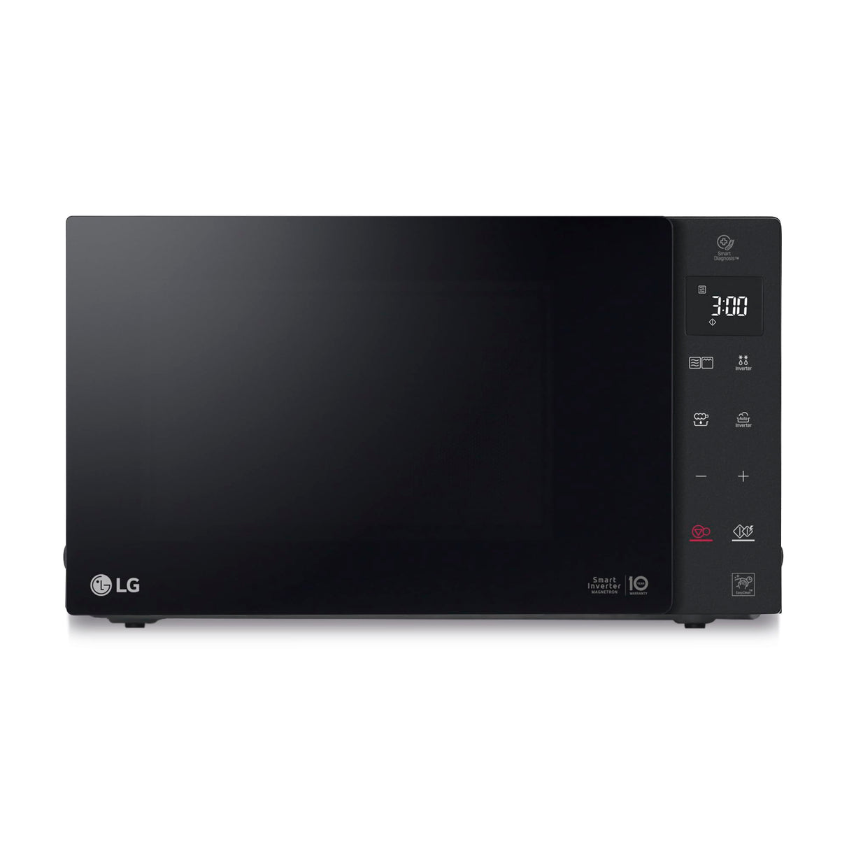 LG MH7235GPS - Microondas con Grill 2 en 1, 32L, Smart Inverter 1200 W, Panel Táctil y Giratorio, Cocina Rápida y Uniforme, Display LED, Easy Clan, Ahorro Energético, Negro