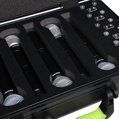 Shure By Gator - SH-MICCASEW06 - estuche para 6 micrófonos wireless Shure