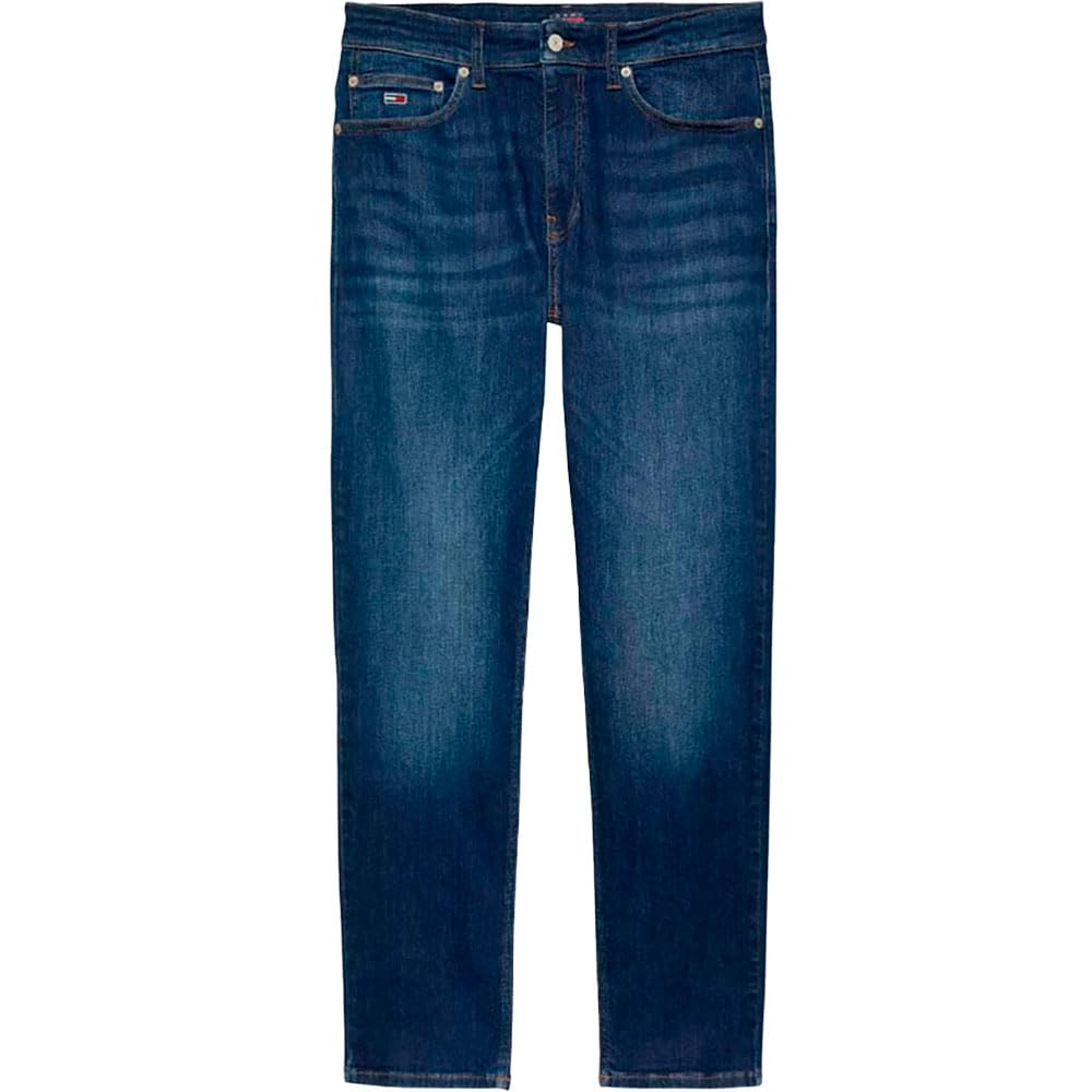 Tommy Jeans Ryan Slim Str Ai0255 Dm0dm21892 Pantalones, Mezclilla (Denim Dark), 34W / 36L para Hombre