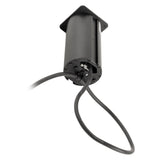 Cyclingcolors 1 toma empotrada pull-out 2 x 230 V con cable de longitud 1,3 m para oficina o casa, color negro