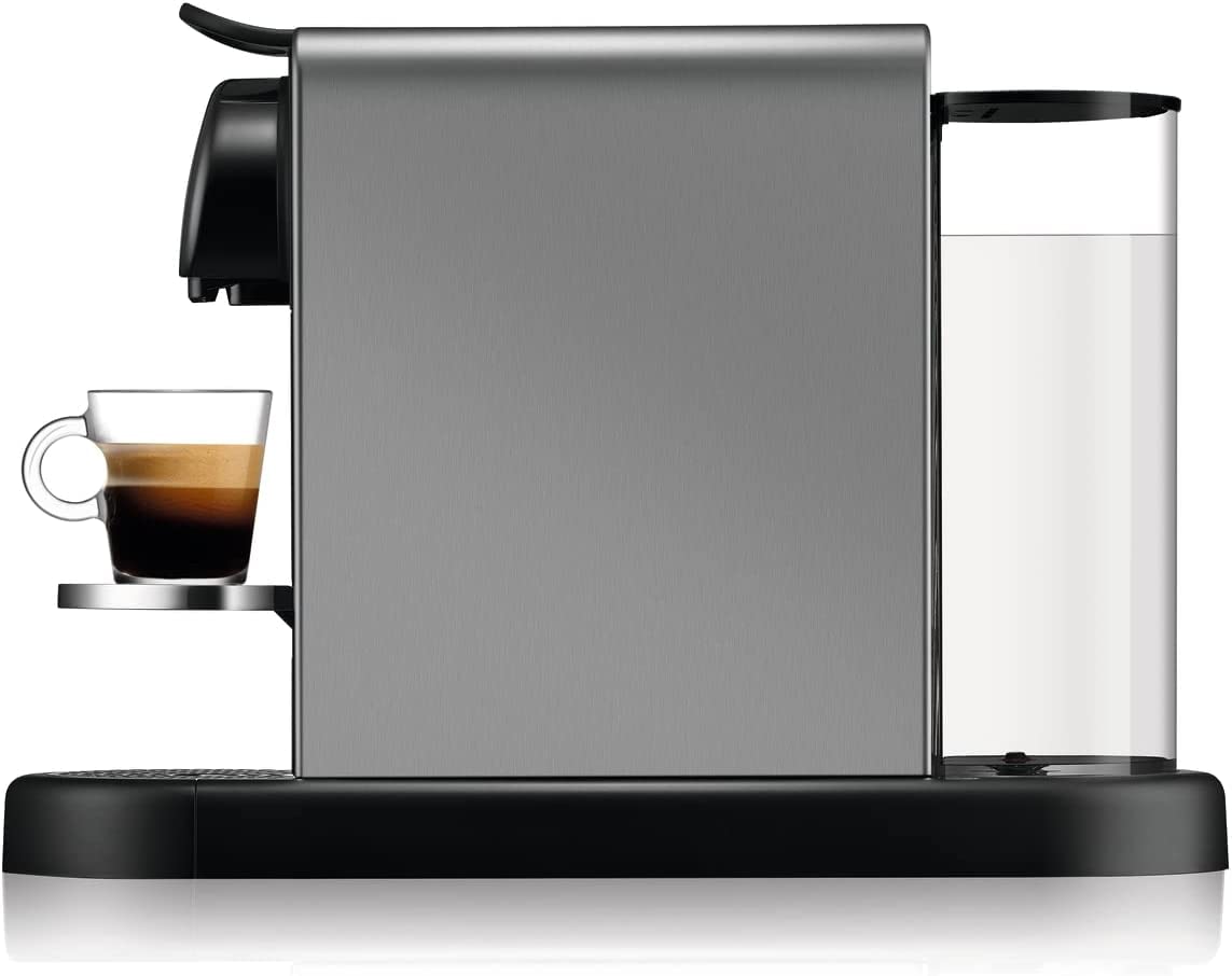 Nespresso Cafetera Krups Citiz Platinum Titanio Cafetera Dosis YY5077FD