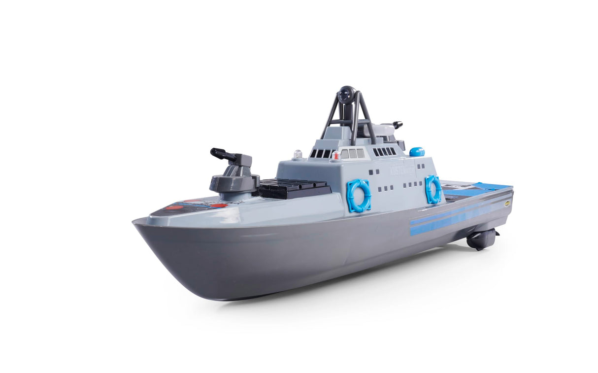 Carson 500108050 RC- Coastguard 2.4G 100% RTR - Barco teledirigido, Barco RC, Barco teledirigido para niños y Adultos, Incluye Mando a Distancia