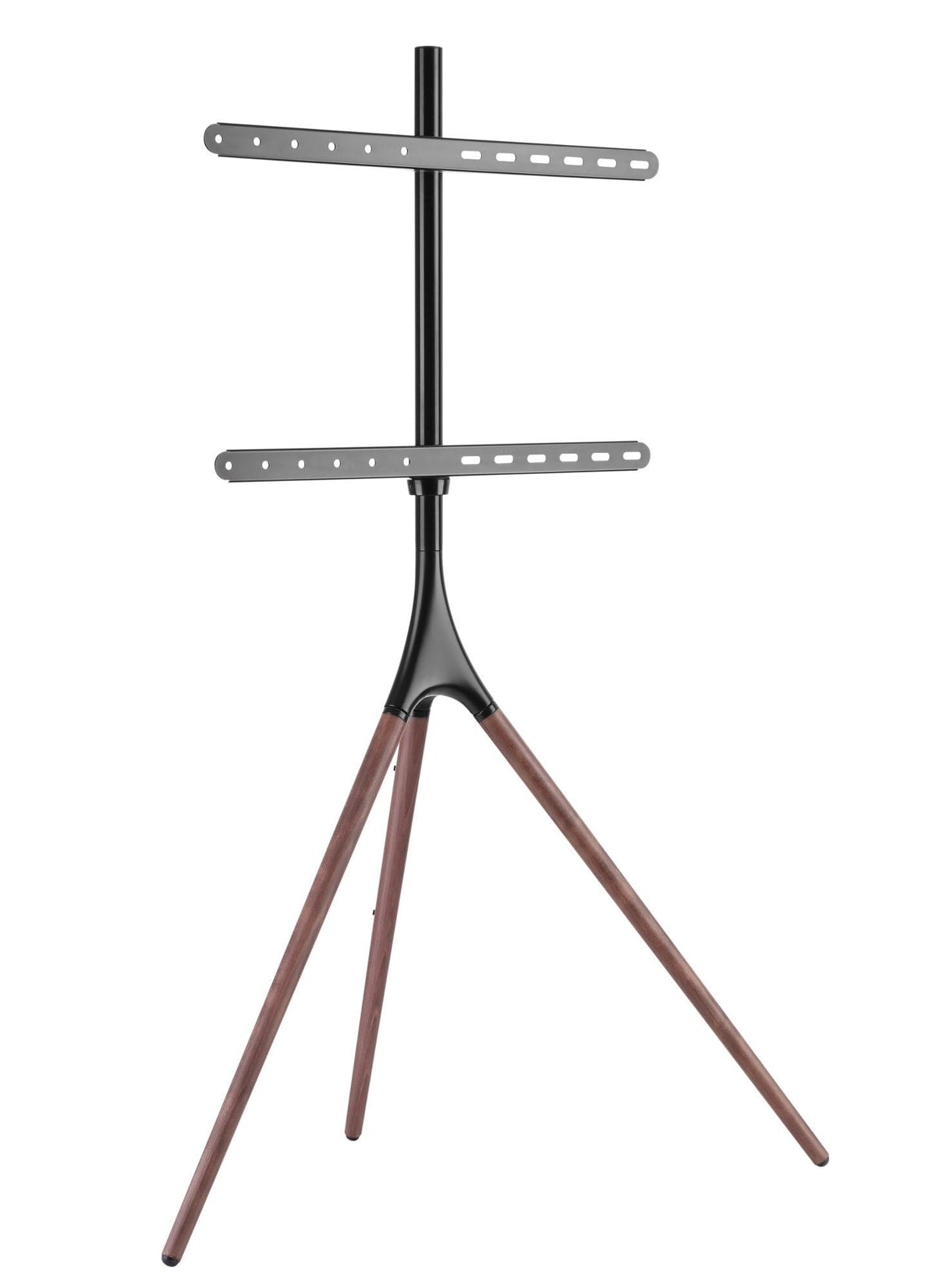 Techly 105209 Soporte de Suelo para Pantalla LCD/LED/Plasma 45-65" Estilo de Caballete Nuez Oscuro