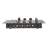 Ibiza - DJ21USB-MKII - Mezclador de 4 vías/7 canales con varias entradas - USB - Negro