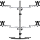 StarTech.com Soporte de Escritorio para 4 Monitores de hasta 32" VESA - Articulado - Acero y Aluminio - Base Multipantalla - (ARMQUADSS)