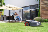 AL-KO Robot cortacésped Robolinho® 350 W, Ancho de Corte 20 cm, batería de Iones de Litio de 18 V/2,5 Ah, para Superficies de hasta 300 m², Capacidad de Ascenso máx. 30%, Muy silencioso 60 dbA