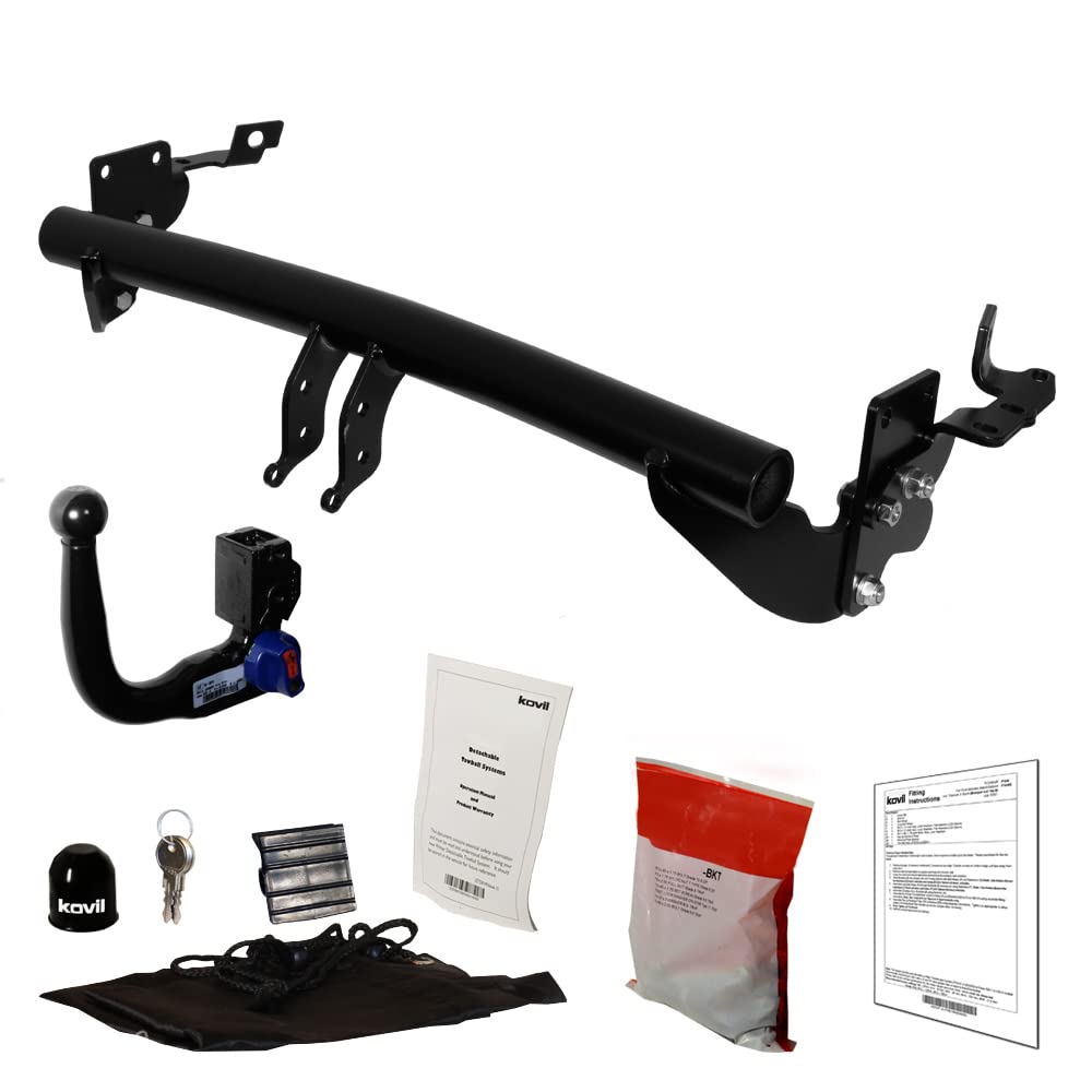 Witter Towbars J16AQ Barra de Remolque Desmontable con Cuello de Cisne (Carga Vertical) para Jaguar XF Estate/Saloon (2008-2017)