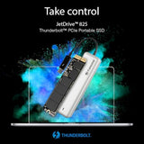 Transcend JetDrive 825 Disco Duro Interno SSD con Thunderbolt Externo para MacBook de 480GB, PCIe Gen3 x2