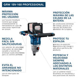 Bosch Professional 18V System mezcladora a batería GRW 18V-160 (incl. 1 extensión de 7 cm (M14-M14), 2 llaves, sin batería/cargador)