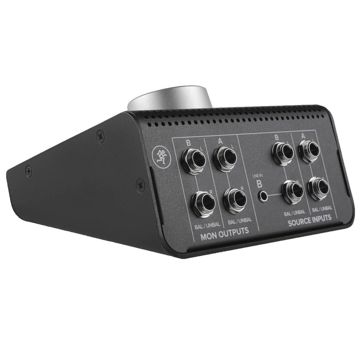 MACKIE Big Knob controlador pasivo de monitores de estudio 2x2 para dos fuentes de audio y dos pares de monitores, no necesita alimentación