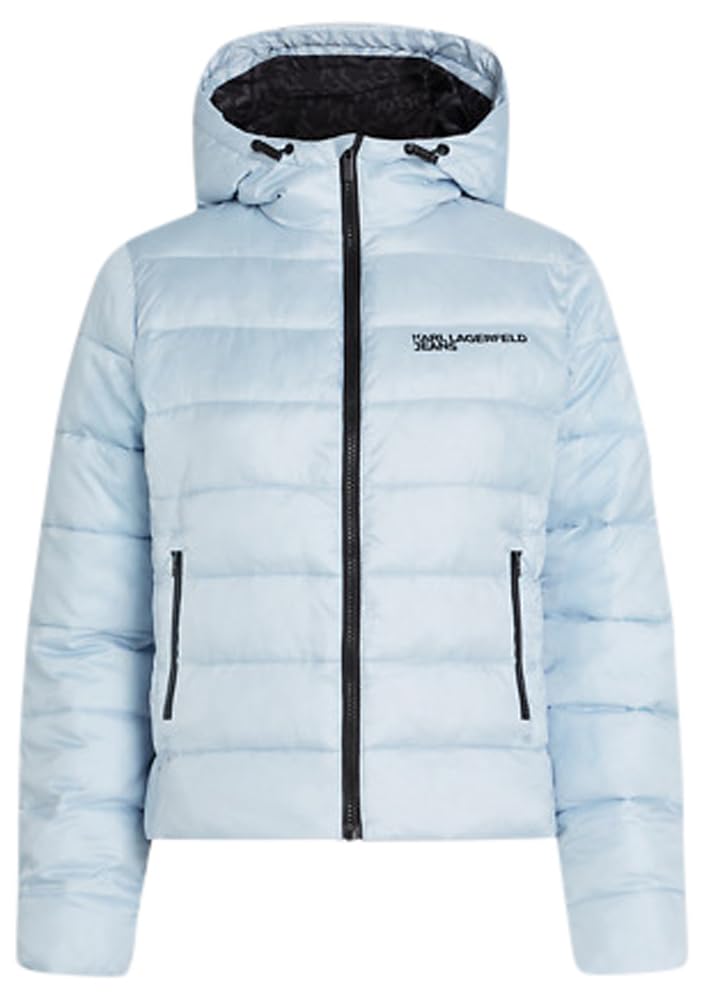 KARL LAGERFELD JEANS, Mujeres, Chaqueta Ligera Acolchada, Corte Regular, Azul, S