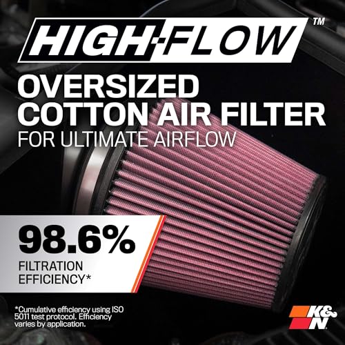 K & N 77 – 1572 KS alto rendimiento aire, Rojo