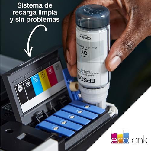 Impresora fotográfica EcoTank ET-8500 A4 con depósito de tinta y Wi-Fi