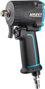 Llave de impacto neumática HAZET 9012M-1 I Extra corta - sólo 80 mm, Max. par de apriete: 1200 Nm, cuadrado 12,5 mm (1/2 pulgada) diseño compacto para trabajar en espacios reducidos