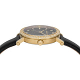Michael Kors Corey Reloj Mujer, Movimiento de Cuarzo Tres Agujas con Correa de Acero Inoxidable o Cuero