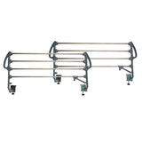 Duérmete Online - Juego de Barandillas Metálicas Geriátricas Abatibles INOX Reforzadas para Cama Articulada con 4 Barras