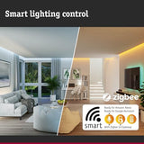 Paulmann 98181 Linion Power Channel Zigbee 230/24V 17W 1m, Señal Negra