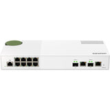 QNAP QSW-M2108-2C - 2 x 10GbE SFP+/RJ45 Combo Ports & 8 x 2.5GbE (RJ45) Ports - Entry-level 10GbE and 2.5GbE Layer 2 Web Managed Switch