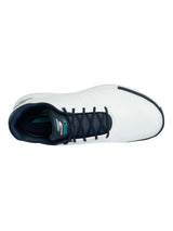 Skechers Hombre Entrenadores De Ritmo Go Golf, White/Navy/Blue, 43 EU