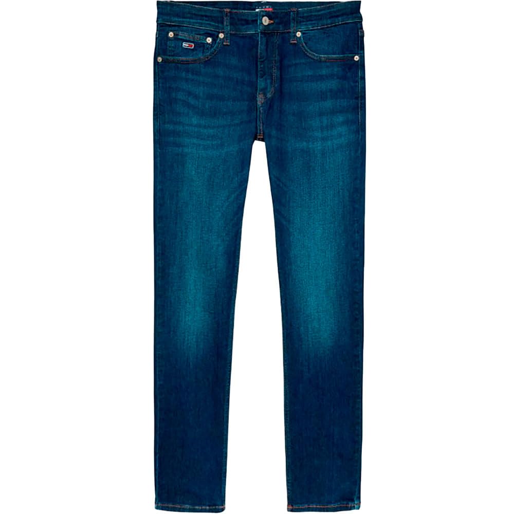 Tommy Jeans Slim para Hombre, Mezclilla (Denim Dark), 30W / 32L