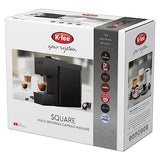 K-fee System 710257 Square 1455 - Cafetera de cápsulas, color negro brillante