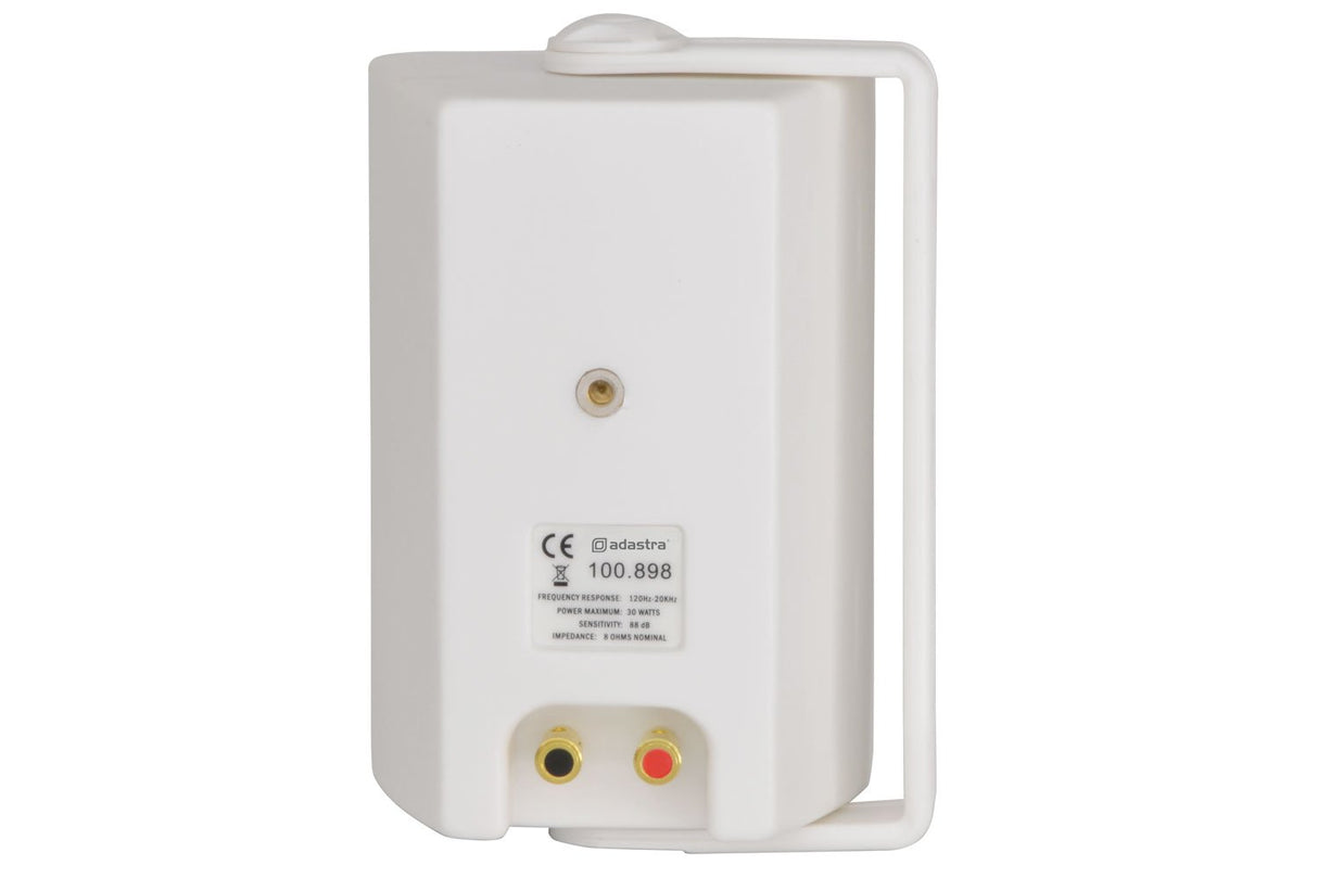 Adastra 30W RMS de 3 pulgadas de pared para altavoces estéreo - Blanco