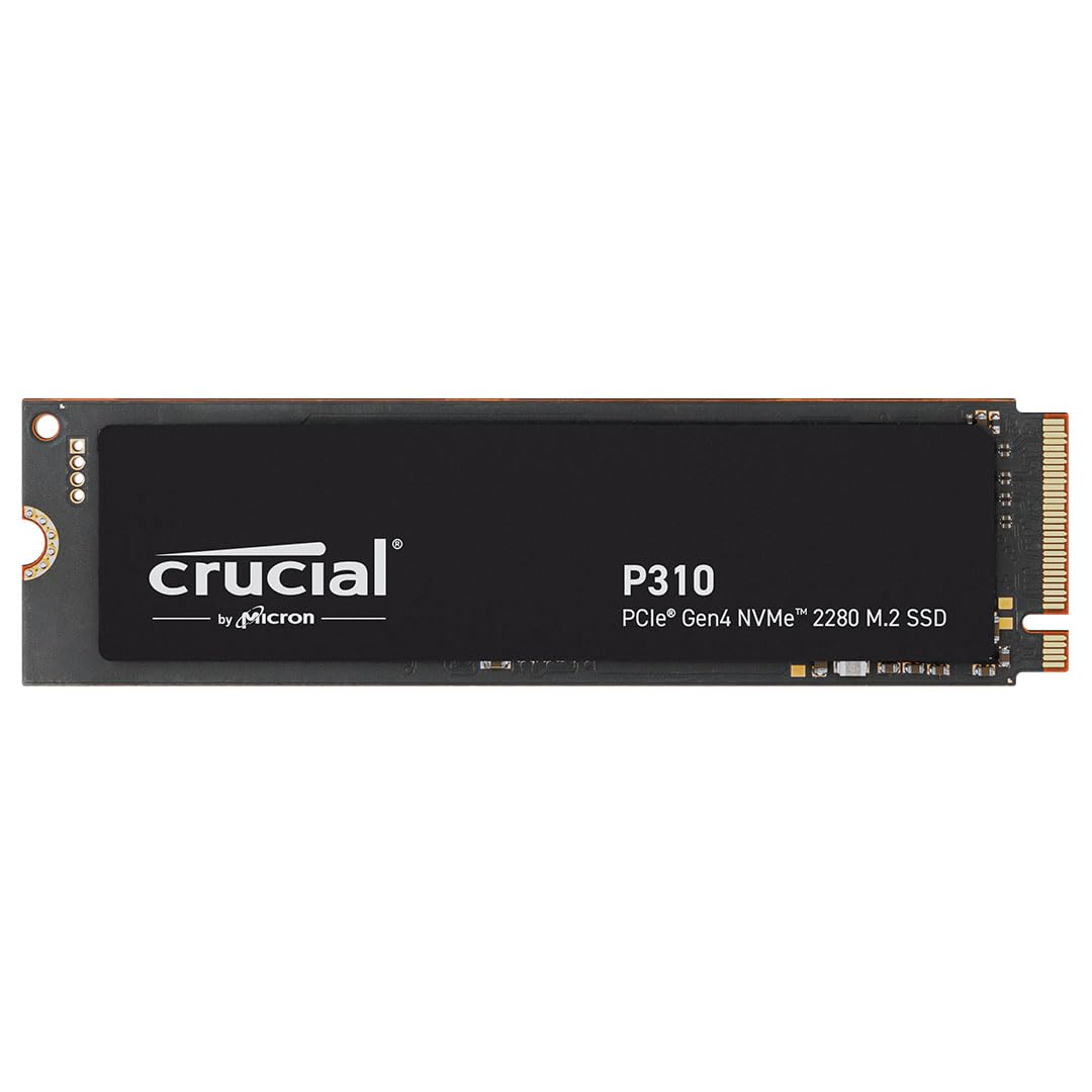 Crucial P310 SSD 2TB PCIe Gen4 NVMe M.2 2280 SSD Interno Gaming, Disco Duro SSD, hasta 7.100 MB/s, Compatible con Ordenador Portátil y de Sobremesa - CT2000P310SSD801 (Edición Acronis)