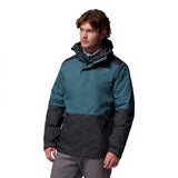 Columbia Chaqueta Point Park Interchange para hombre, abrigo de invierno 3 en 1 Interchange, Everblue, Shark, XL