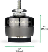IsoAcoustics Gaia Series - Pies de Aislamiento para Altavoces y subwoofers (Gaia III, 32 kg MAX)